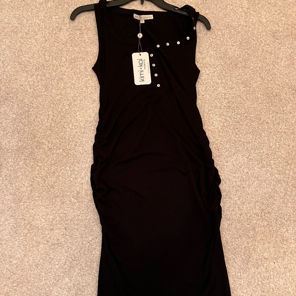 Kimi and Kai Black Maternity Dress